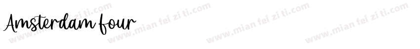 Amsterdam four字体字体转换